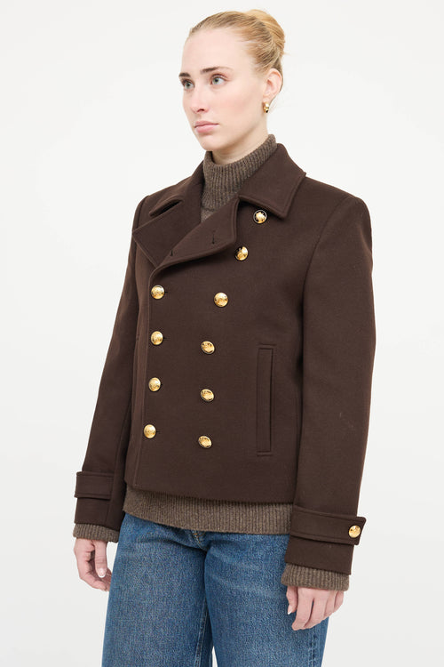 Nili Lotan Wool Pea Coat