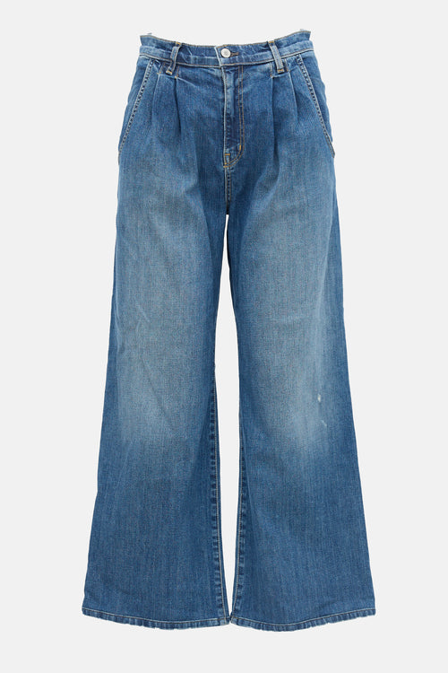 Nili Lotan Flora Pleated Jeans