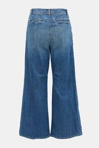 Nili Lotan Flora Pleated Jeans