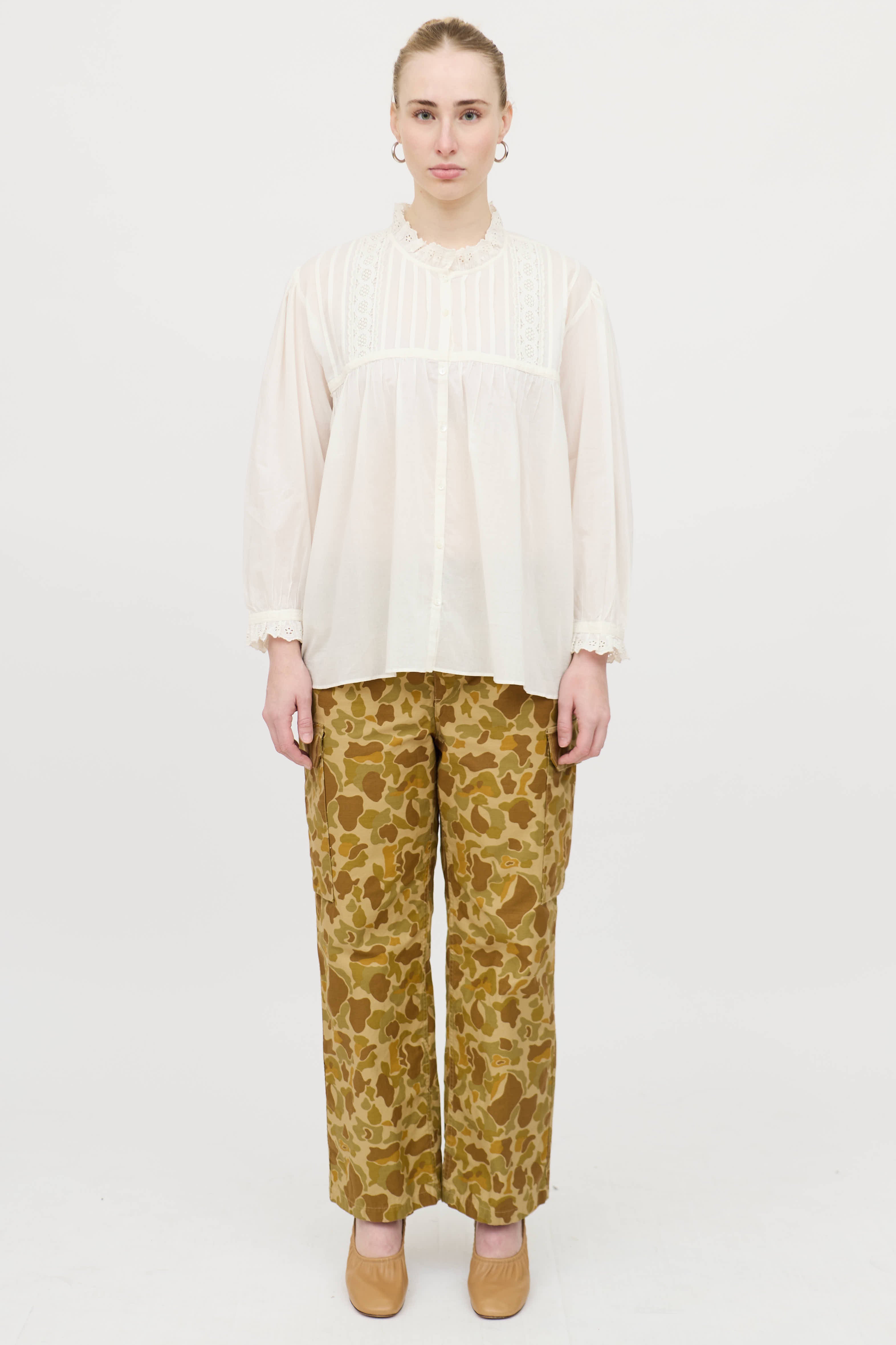 Nili Lotan Camo Yannic Cargo Pant