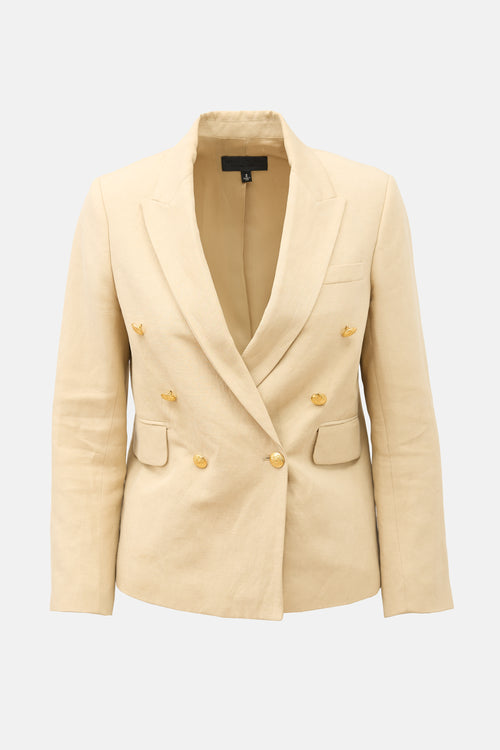 Nili Lotan Linen & Silk Blazer