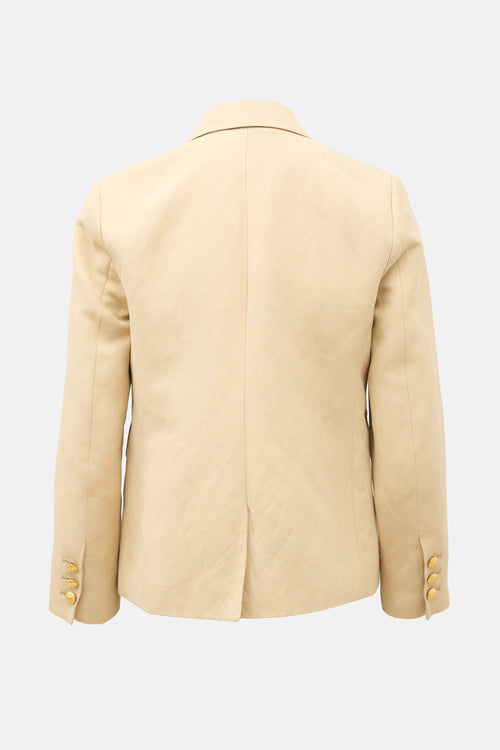 Nili Lotan Linen & Silk Blazer