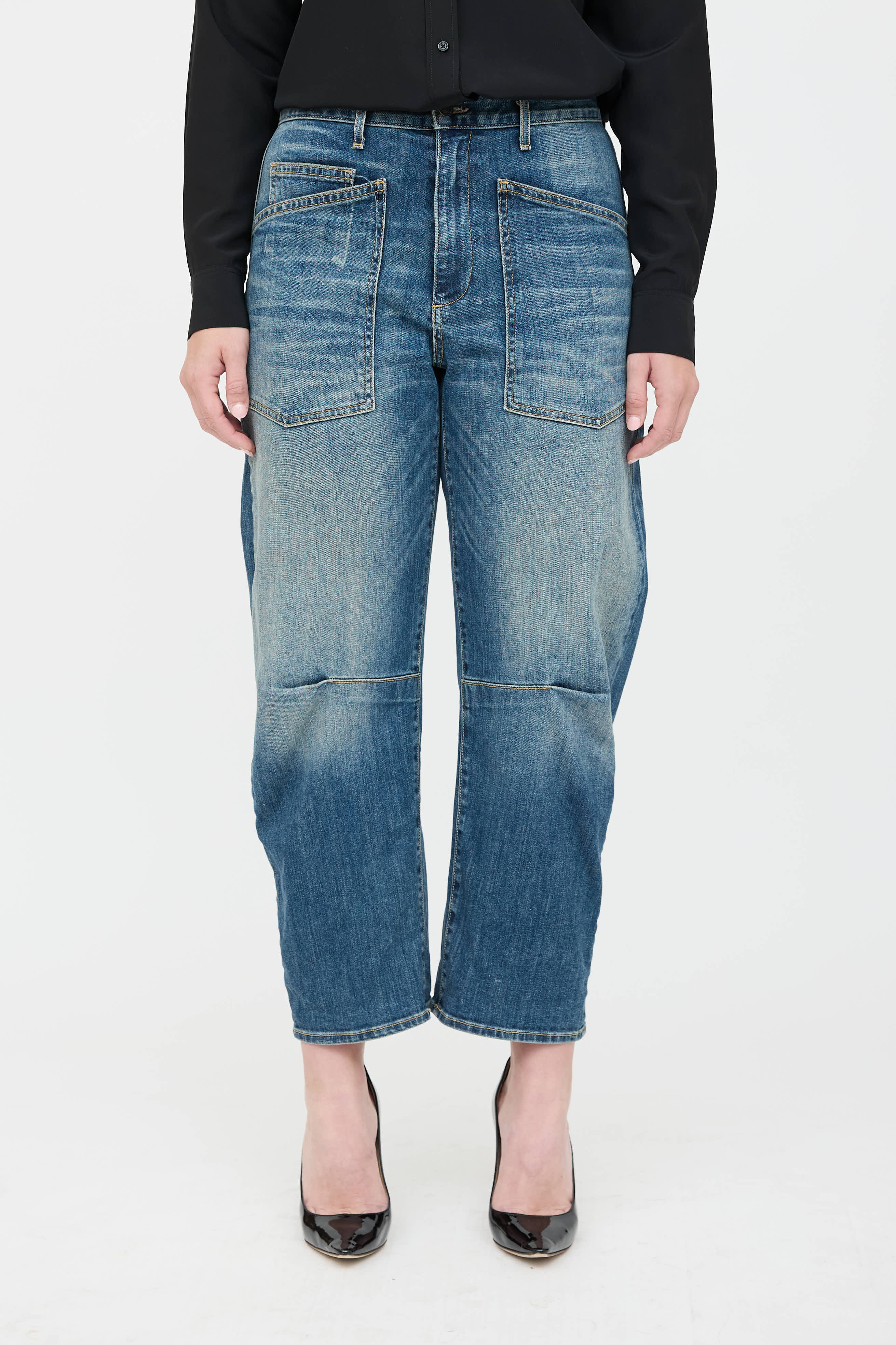 Nili Lotan Shon Barrel Jean