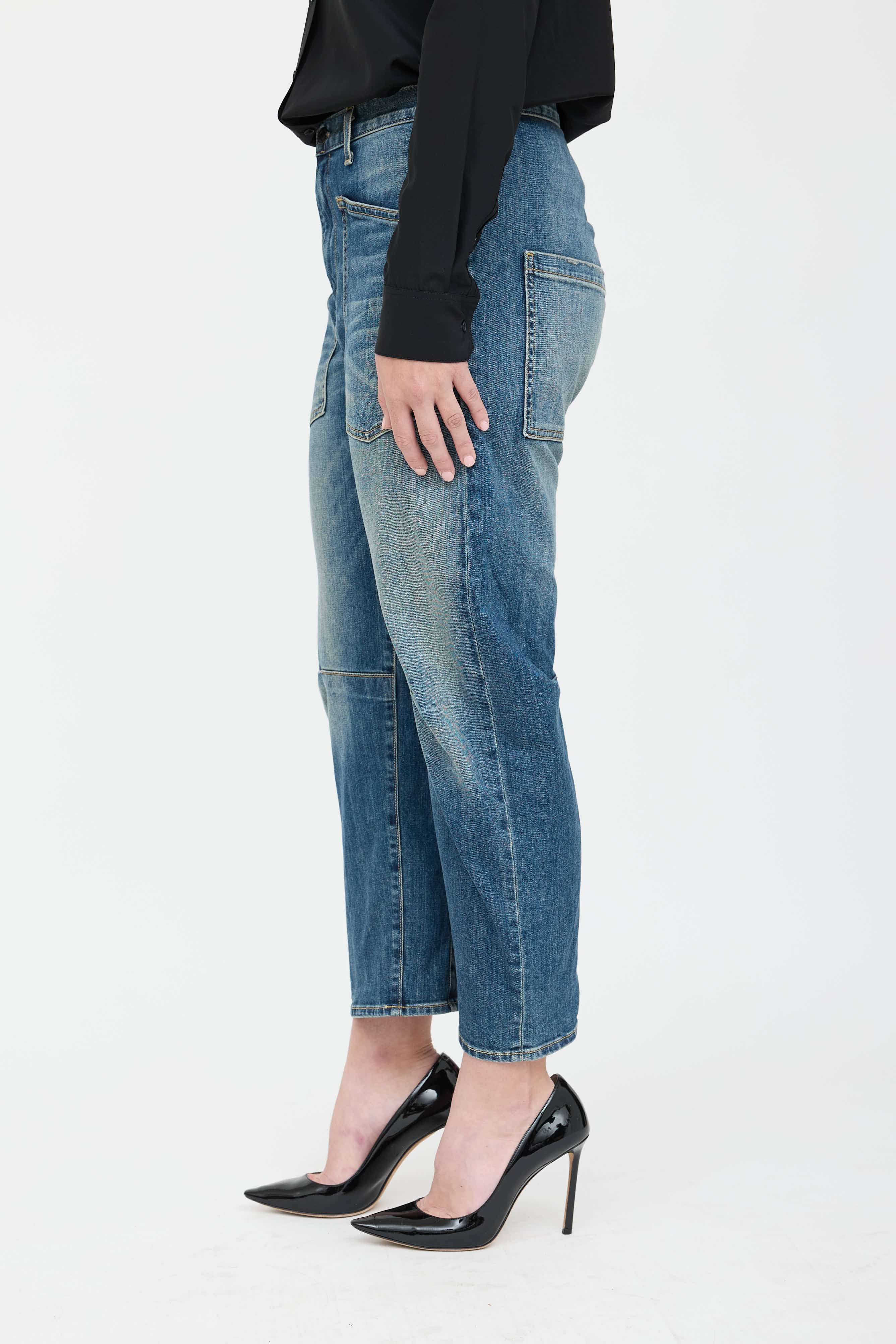 Nili Lotan Shon Barrel Jean