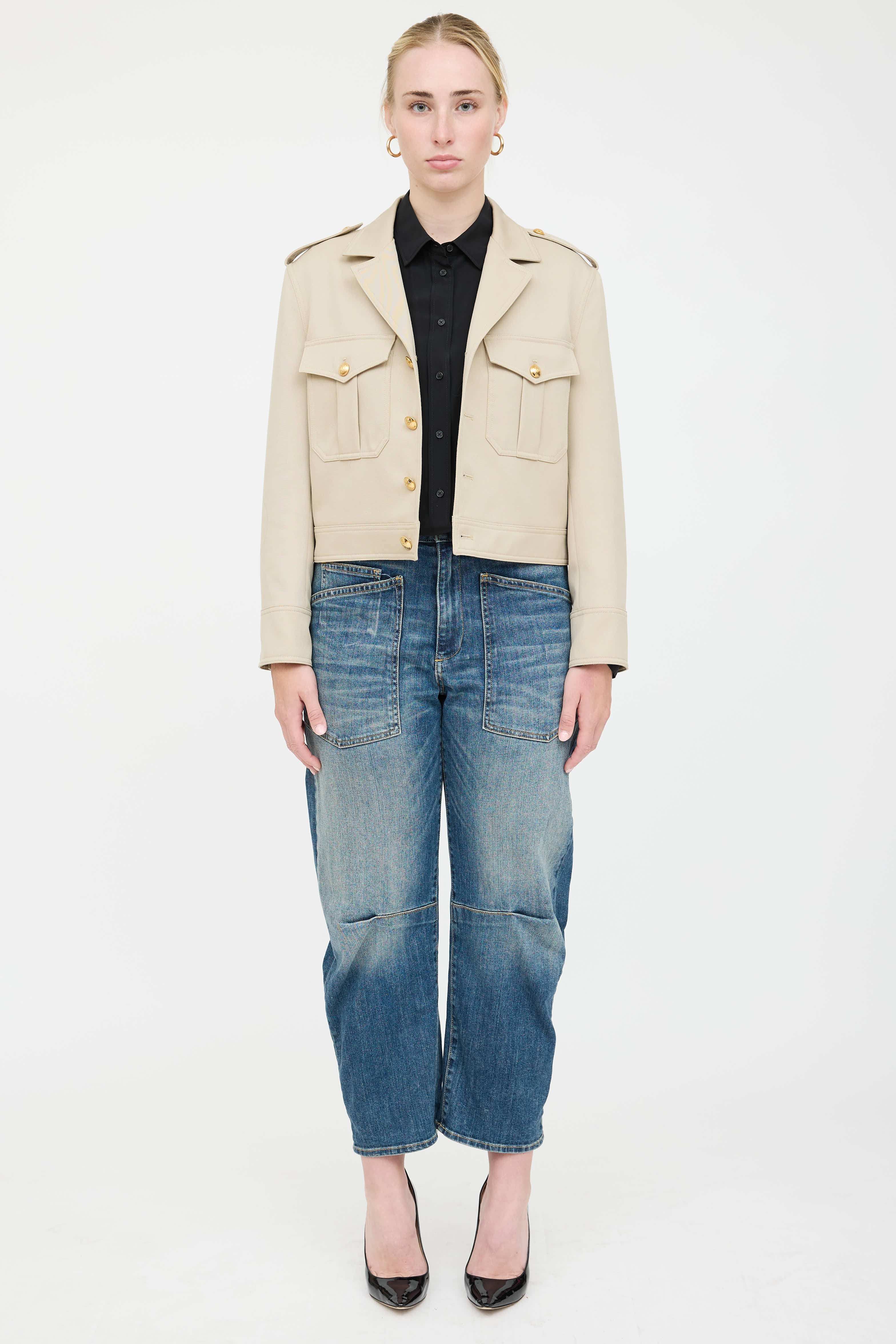 Nili Lotan Shon Barrel Jean