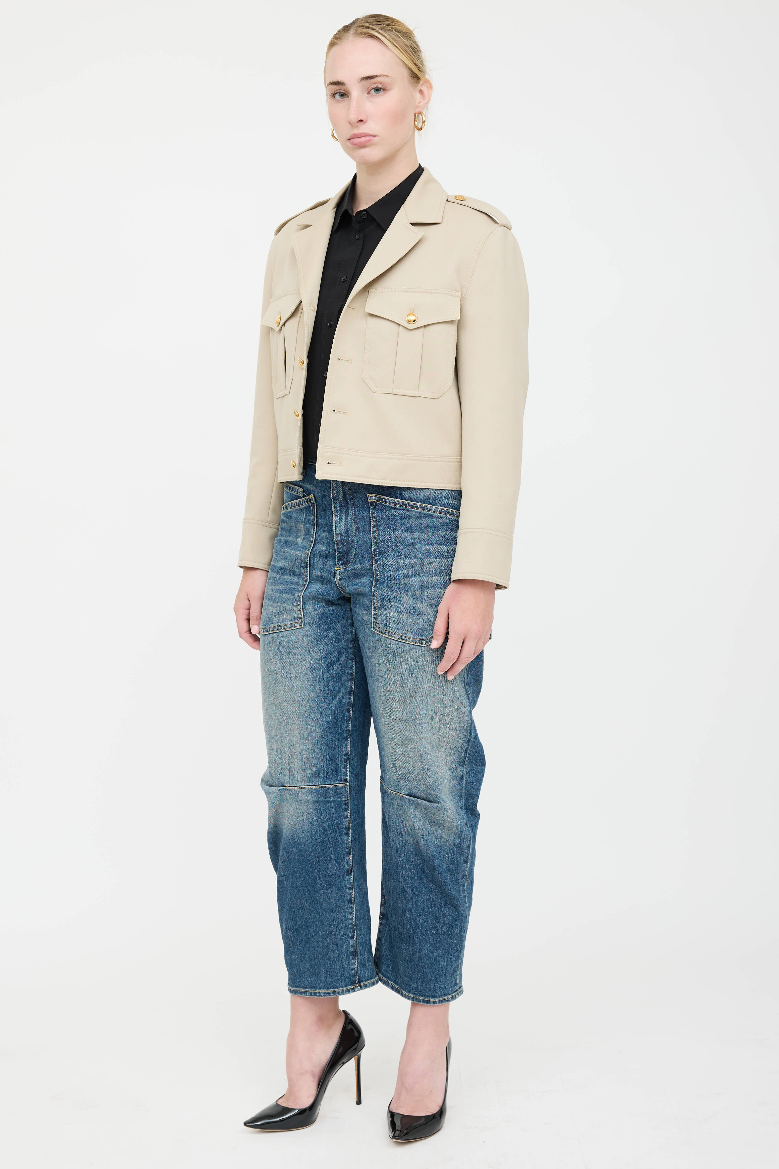 Nili Lotan Shon Barrel Jean