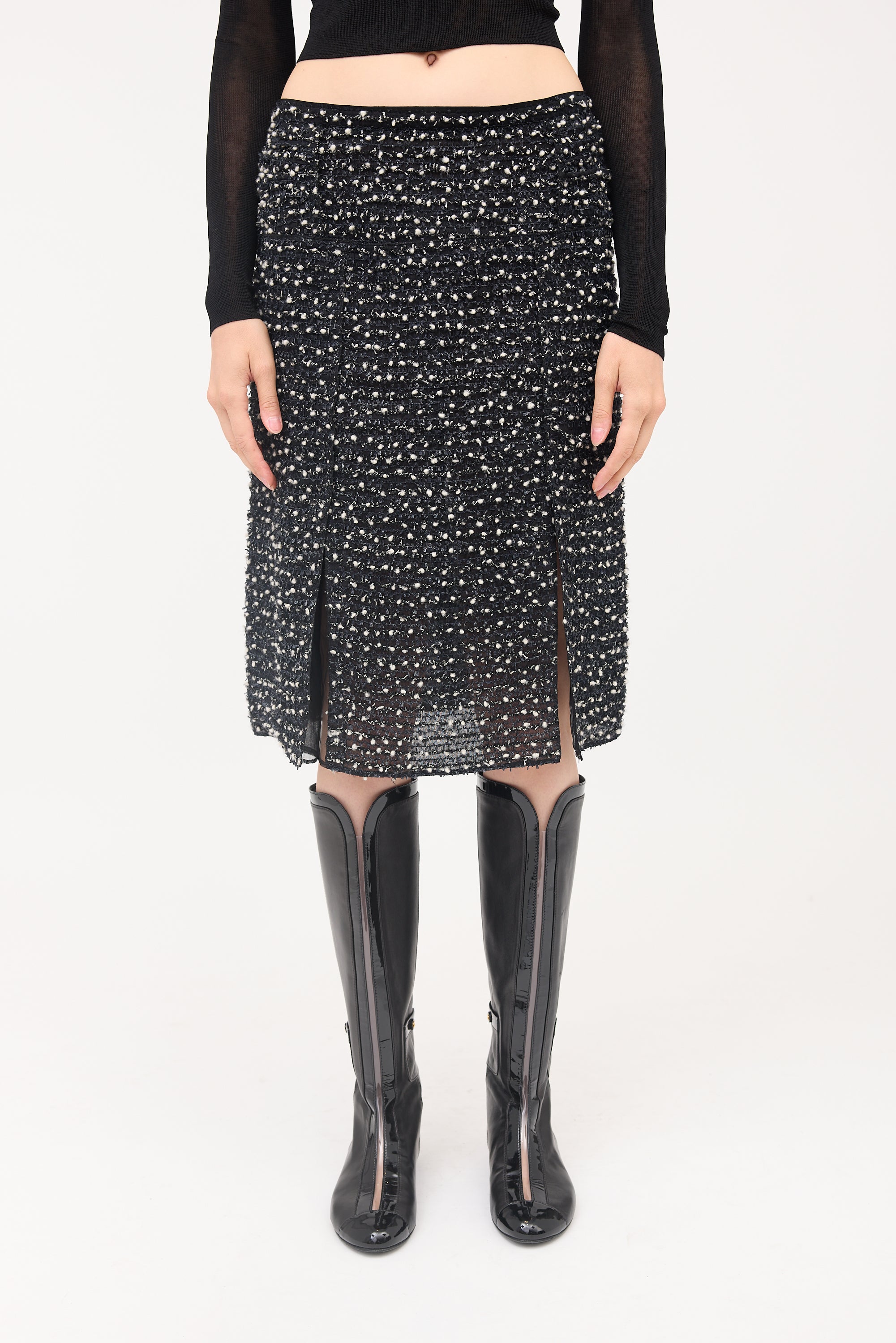Nina Ricci Wool & Silk Skirt