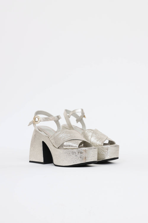 Nodaleto Leather Platform Sandal