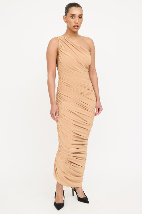 Norma Kamali Ruched Diana Dress