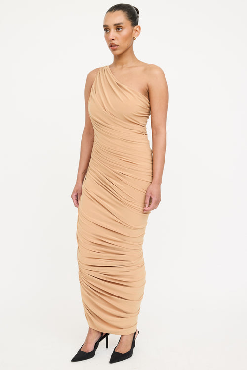 Norma Kamali Ruched Diana Dress