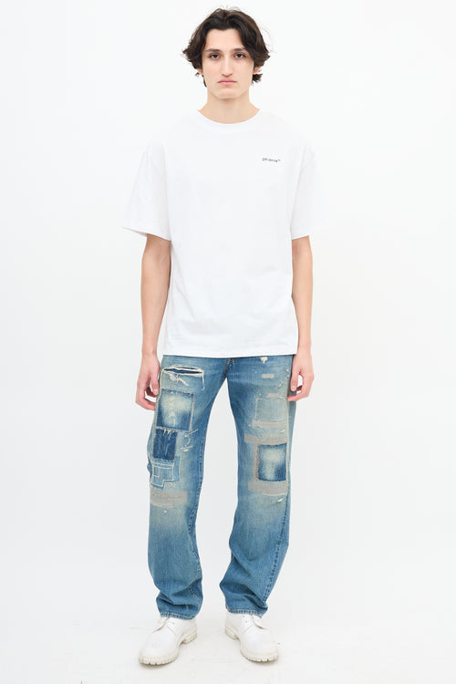 Off-White White Chain Arrows T-Shirt