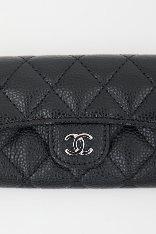 Chanel Caviar Classic Flap Card Holder