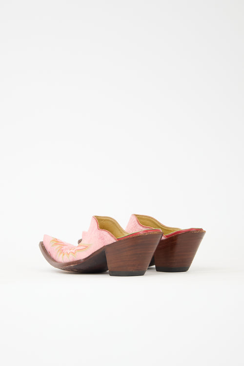 Old Gringo Leather Embroidered Mule