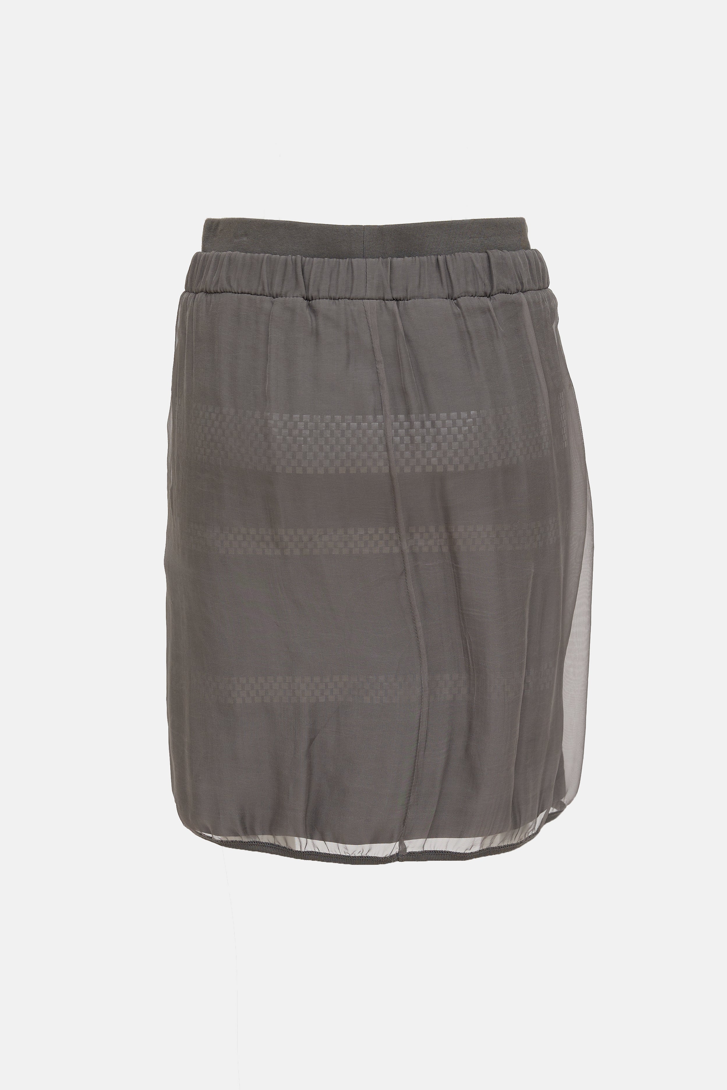 Brunello Cucinelli Sheer Layered Skirt