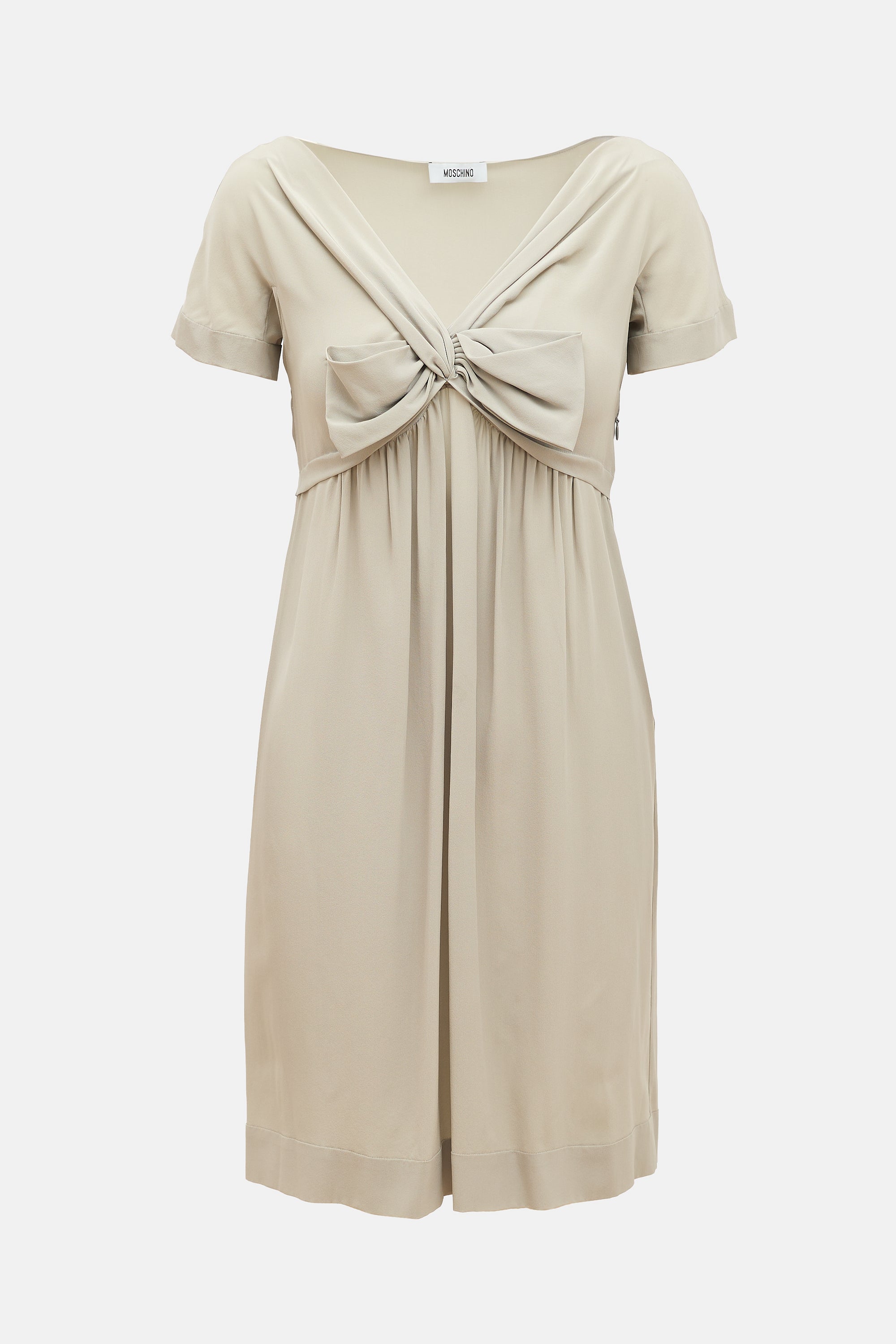 Vintage Silk Bow Dress