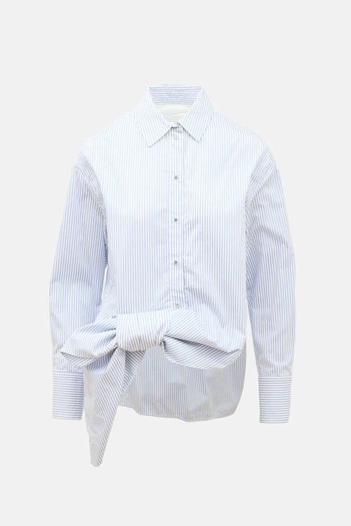 Victoria Beckham Striped Knot Shirt