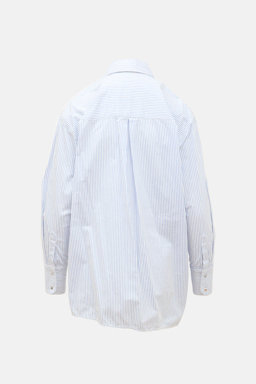 Victoria Beckham Striped Knot Shirt