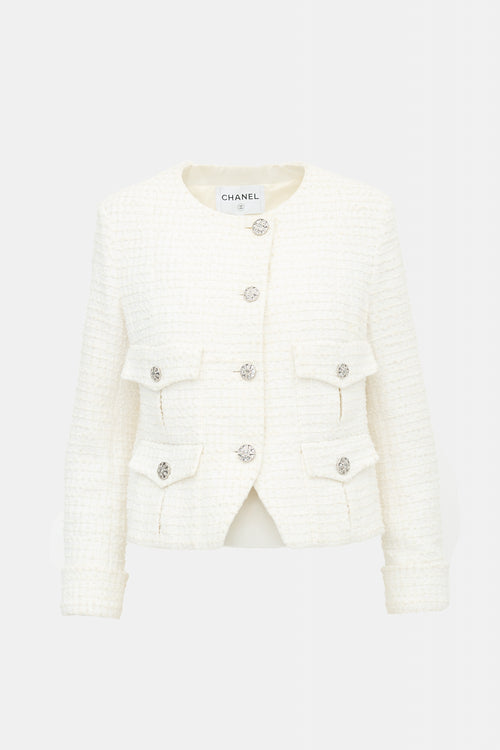 Chanel Cruise 2022 Boucle Tweed Jacket