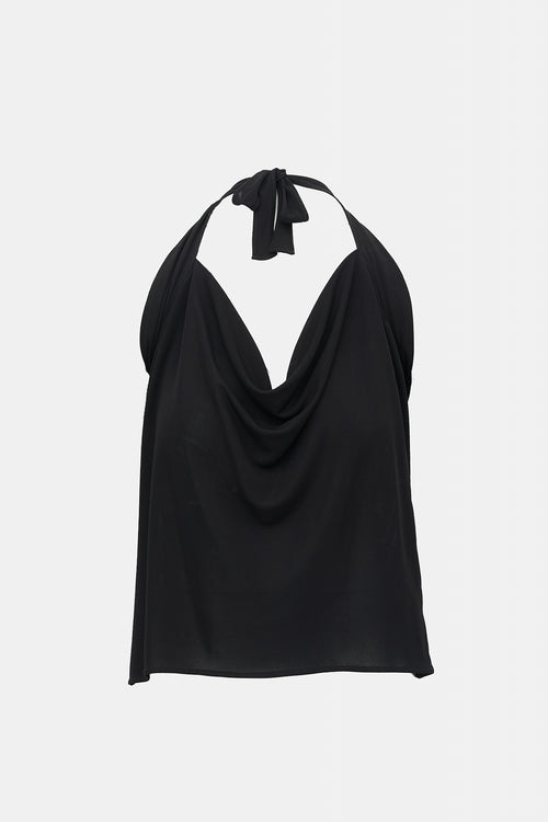 Gucci 2006 Draped Halter Top