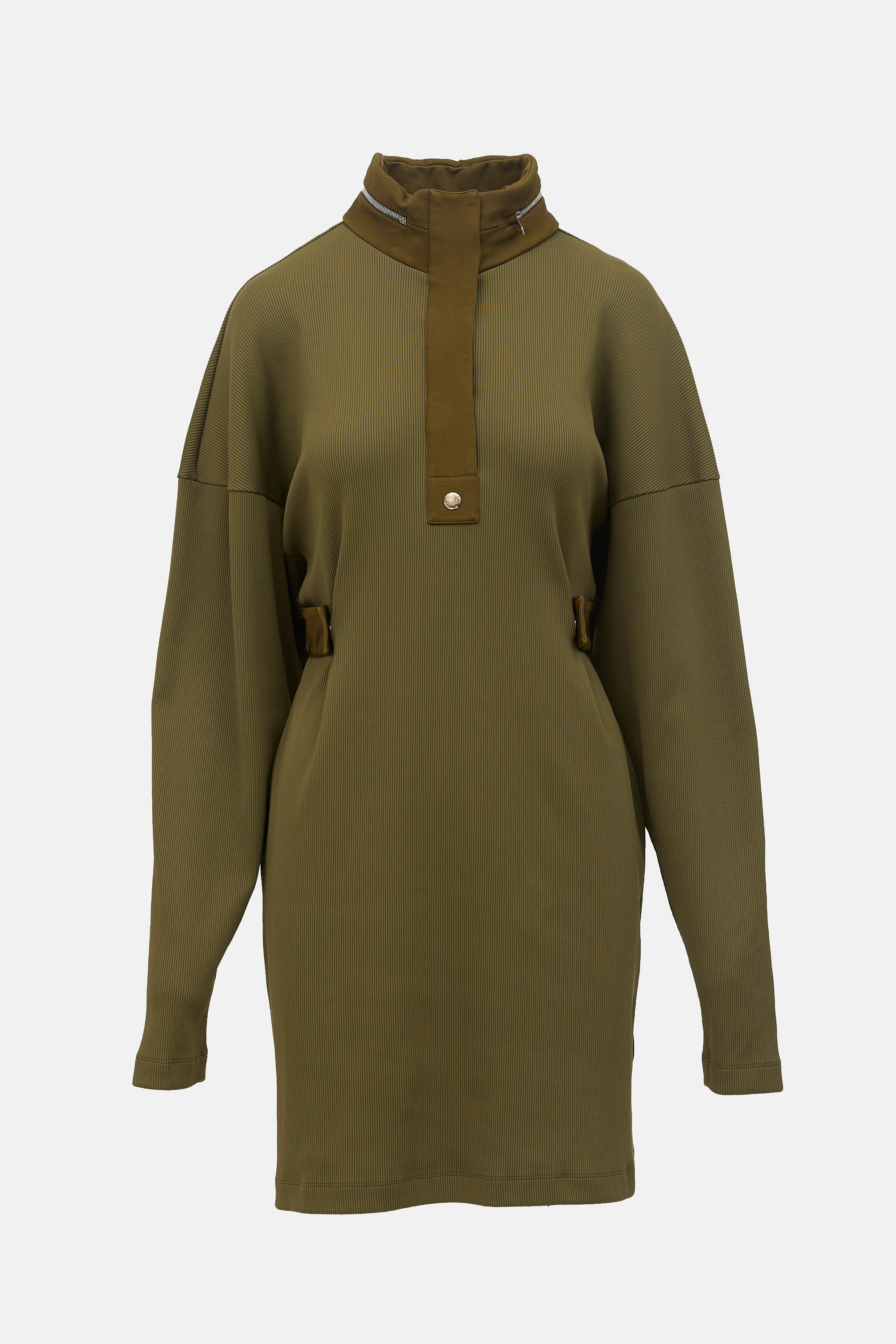 Givenchy Rib Knit Long Sleeve Dress