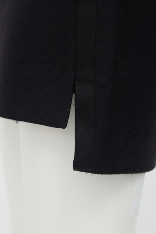 Dries Van Noten Wool Jacquard Mini Skirt