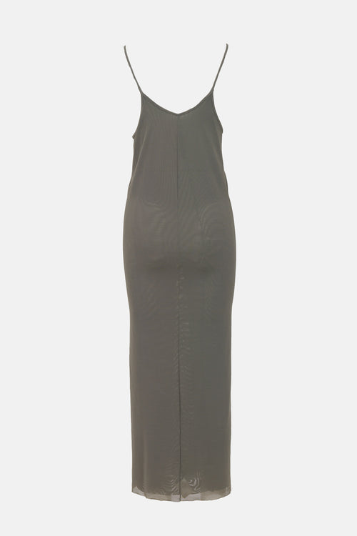 Rick Owens Lilies Mesh Tank Dress