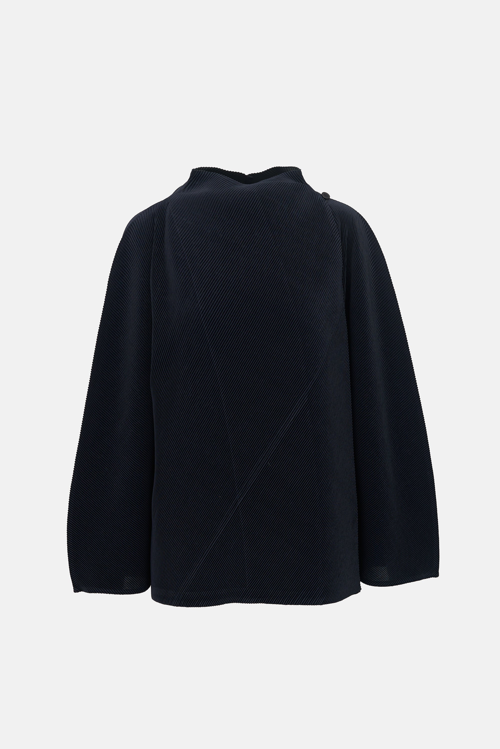 Issey Miyake Asymmetrical Plissé Shirt