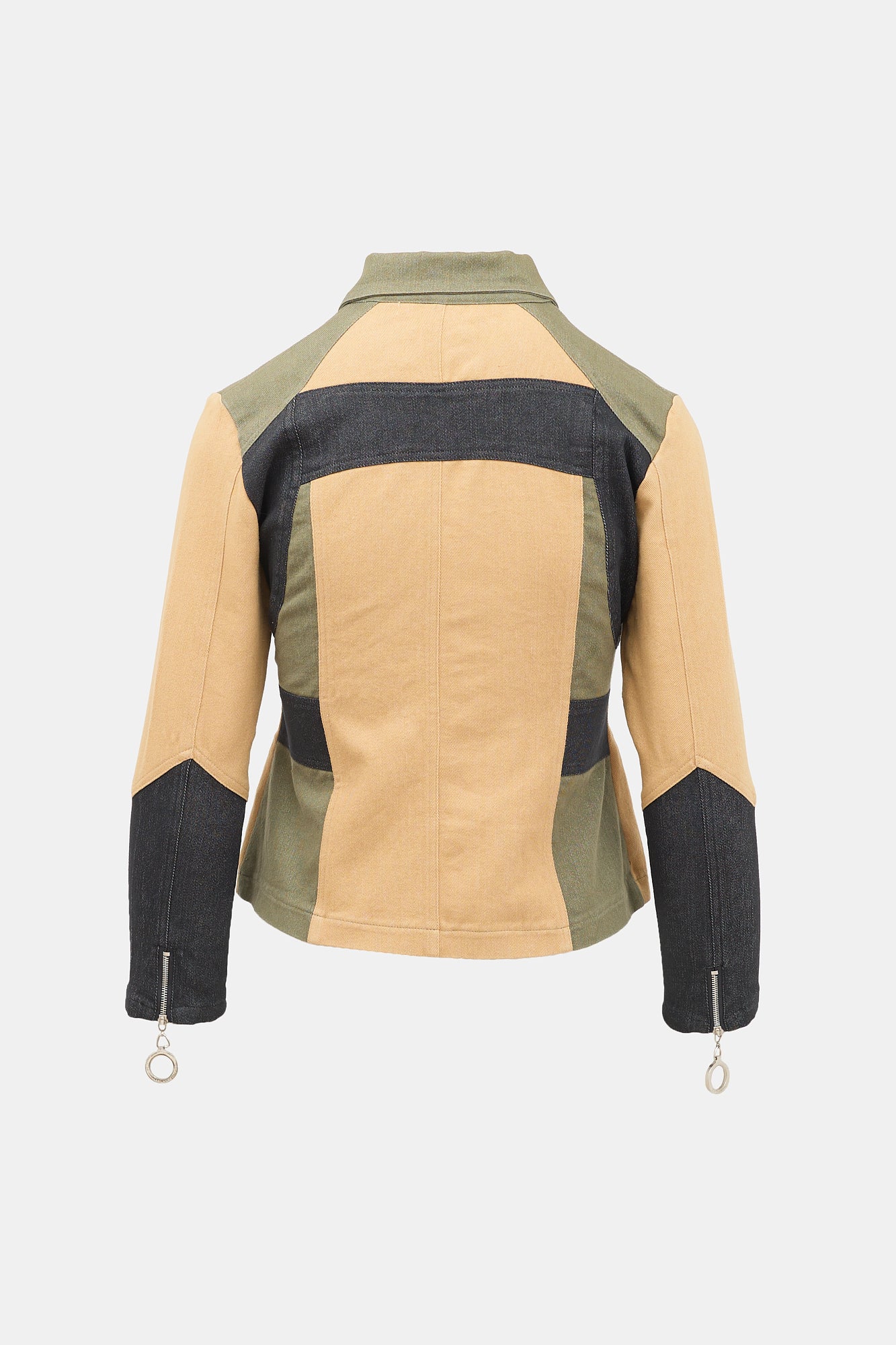 Marc Jacobs SS 2004 Colourblock Moto Jacket