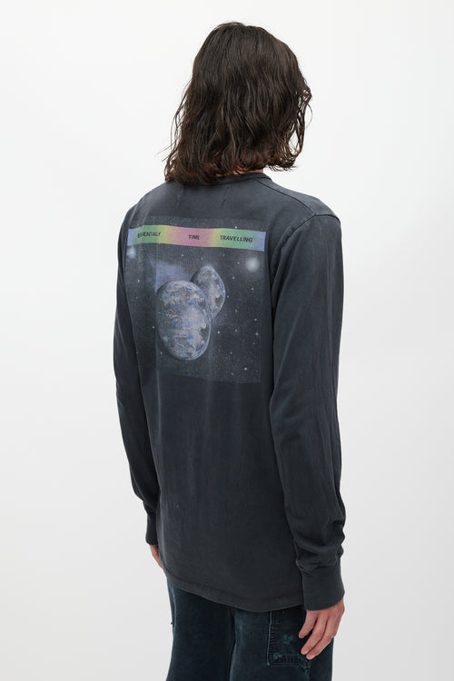 Off-White Black & Multicolour So Far From Home Top