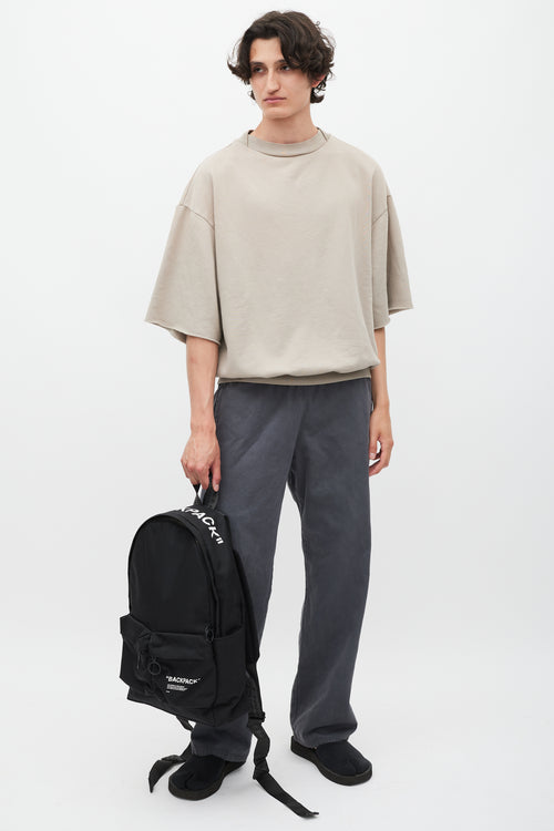 Off-White Black & White Logo Backpack