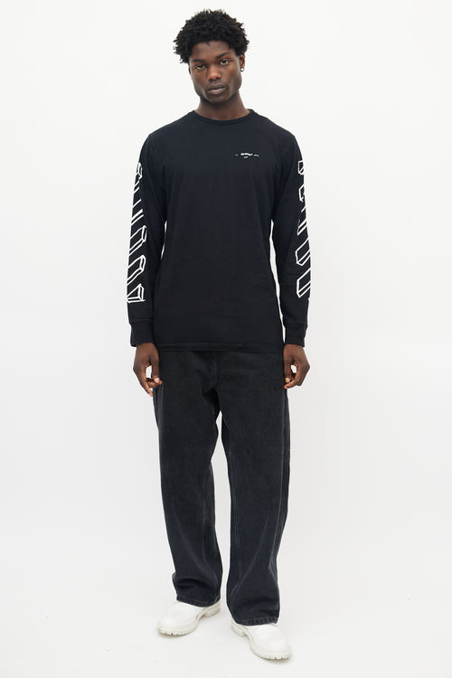 Off-White Black & White Logo Longsleeve