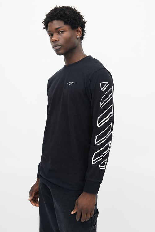 Off-White Black & White Logo Longsleeve