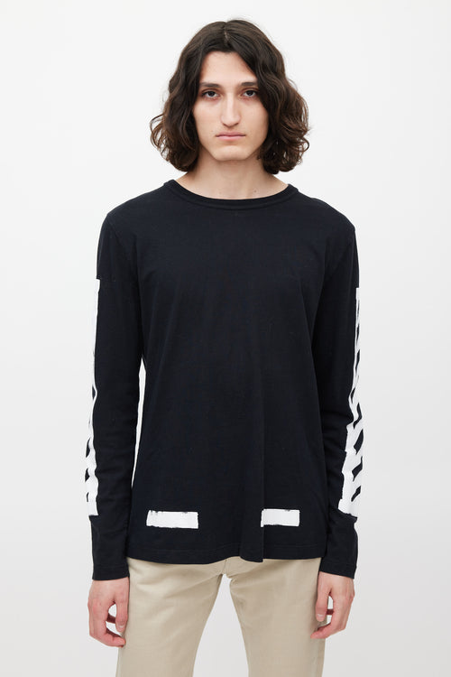 Off-White Black & White Logo Top