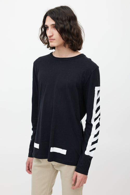 Off-White Black & White Logo Top