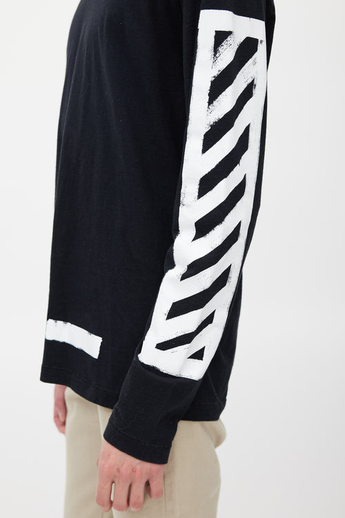 Off-White Black & White Logo Top