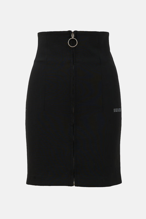 Off-White Logo Zip Skirt