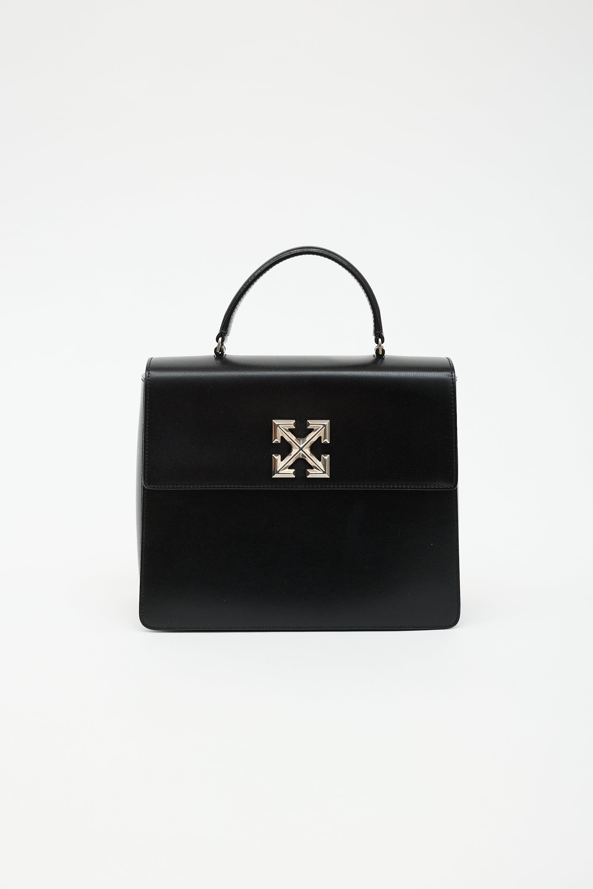 Off-White Leather Jitney 2.8 Bag