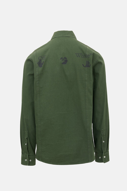 Off-White Ripstop Logo Shirt