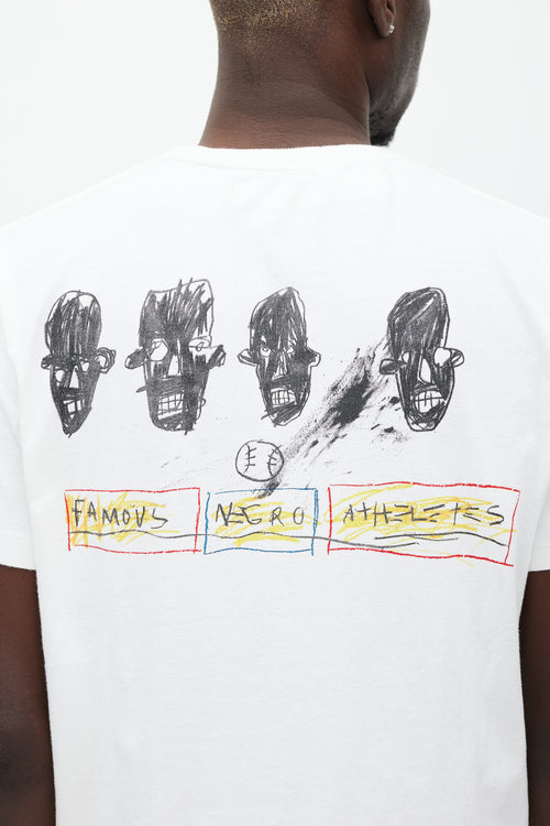 Off-White White & Multicolour Famous Athletes T-Shirt