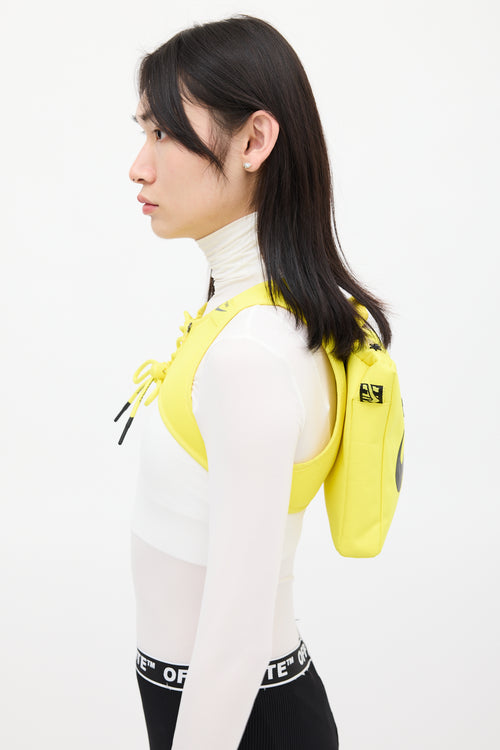 Off-White X Nike Yellow & Black Chest Bag