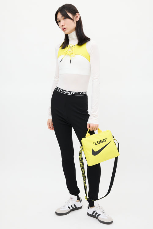 Off-White X Nike Yellow & Black Chest Bag