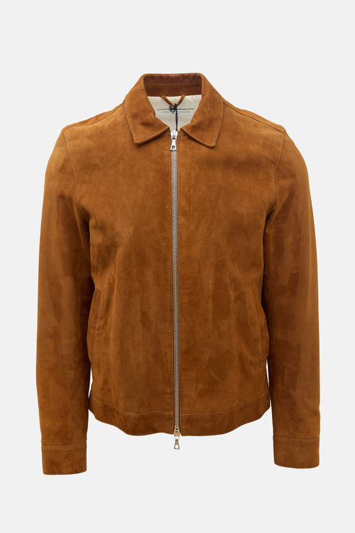 Officine Générale Suede Zip Jacket