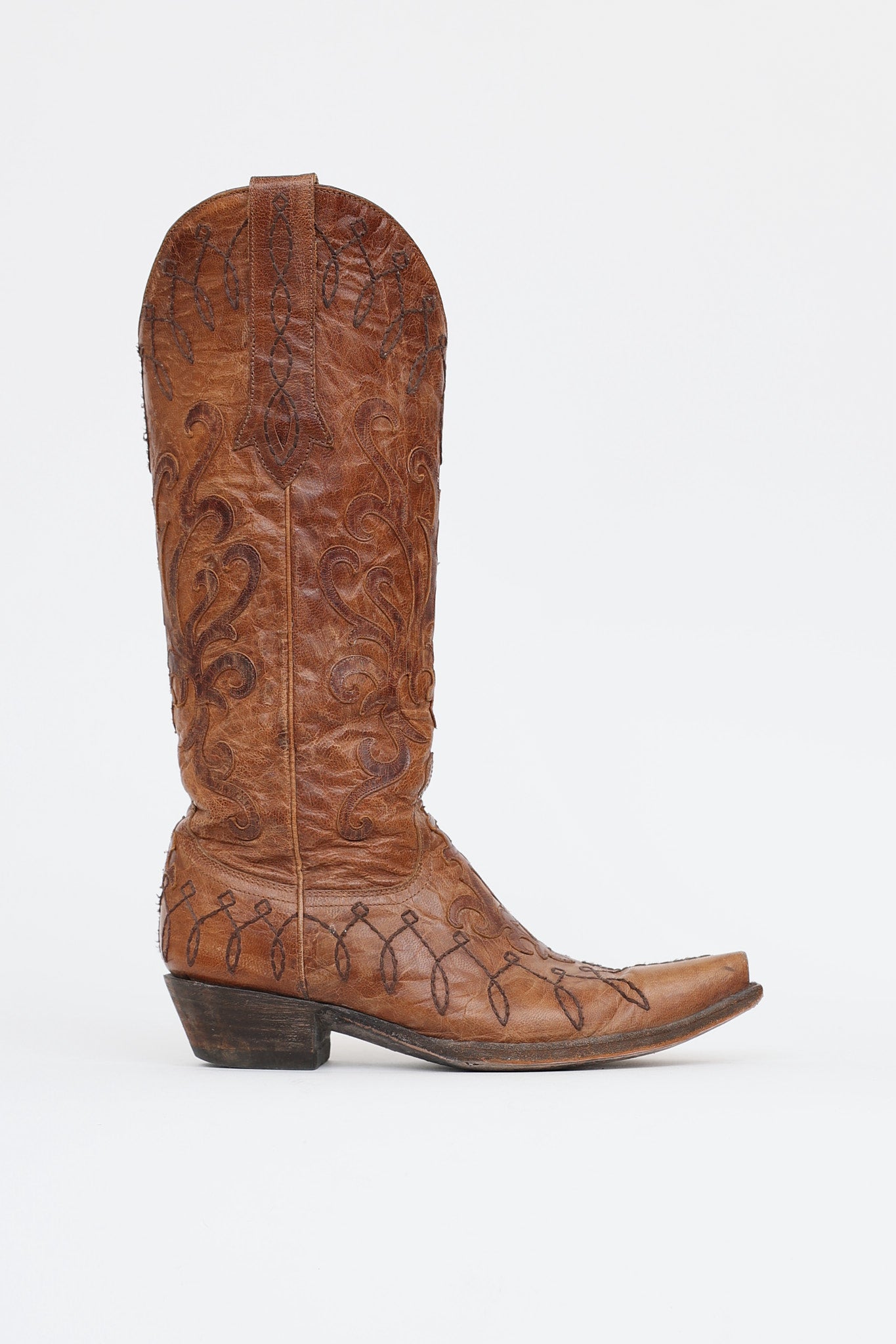 Embroidered Western Boot