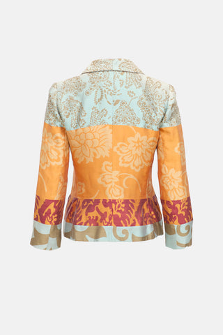 Jacquard Printed Blazer