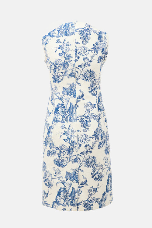 Oscar de la Renta Resort 2019 Floral Sheath Dress
