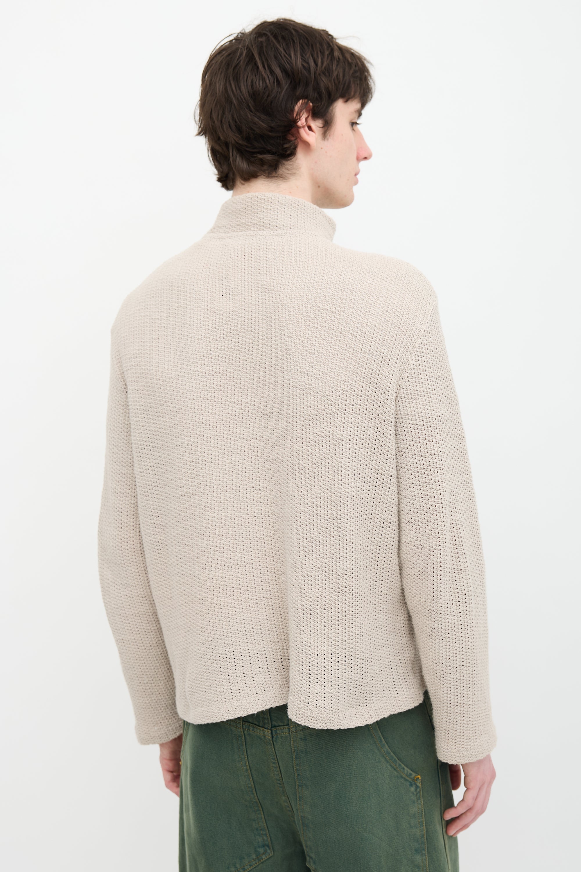 Our Legacy Shrunken Full Zip Sweater