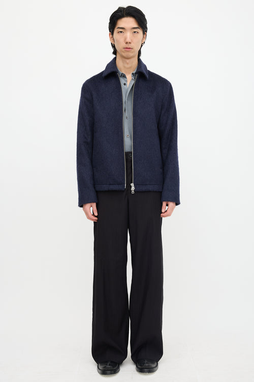 Wool & Mohair Pressed Cilium Jacket