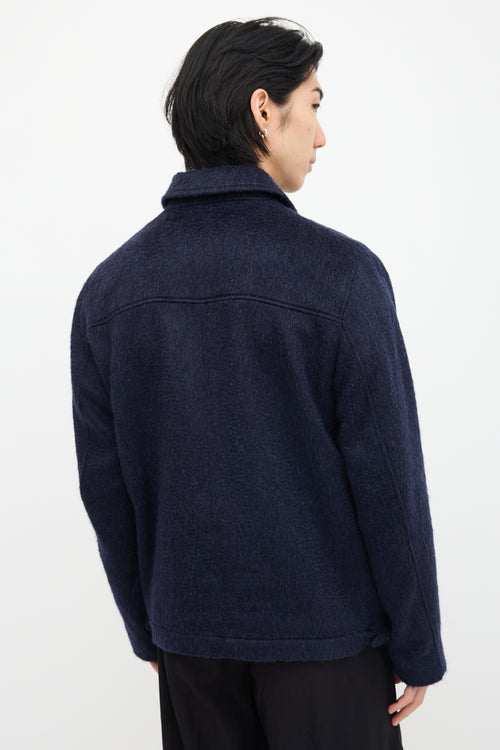 Wool & Mohair Pressed Cilium Jacket