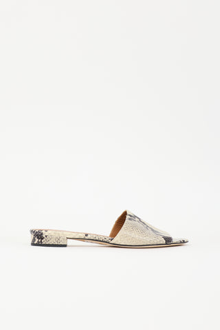 Paris Texas Printed Leather Slide