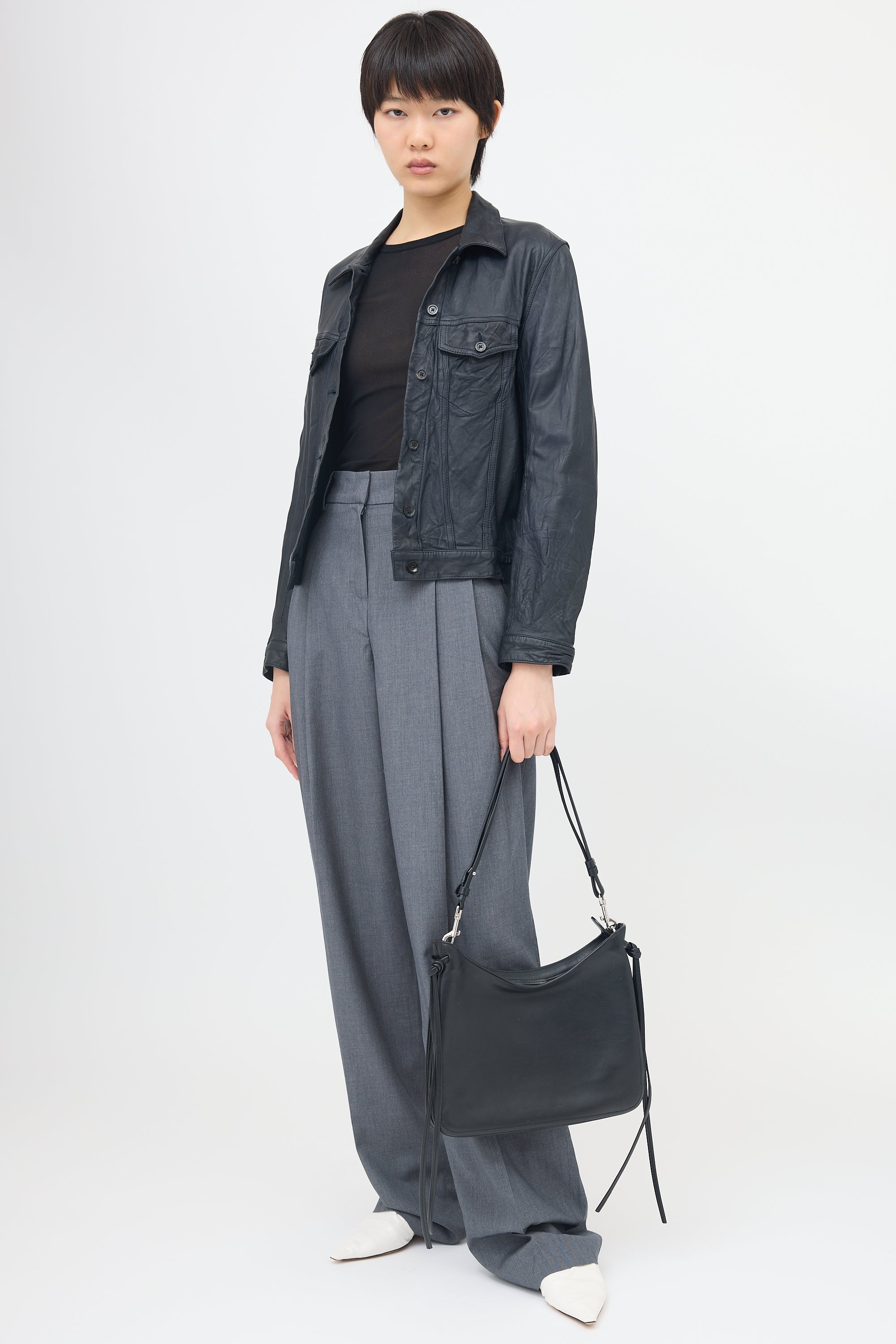 Phoebe Philo Leather Gig Bag
